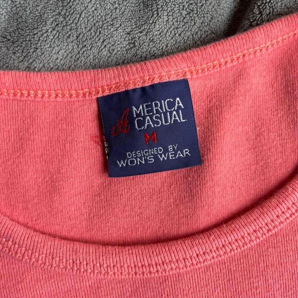 Vintage Y2K “it’s 5 o’clock somewhere” rhinestone bedazzled cotton tshirt medium - Picture 3 of 8